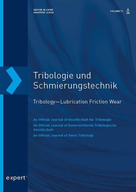 Tribologie und Schmierungstechnik 71, 4 (2024), Buch