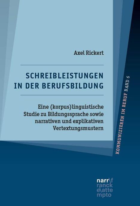 Alex Rickert: Schreibleistungen in der Berufsbildung, Buch