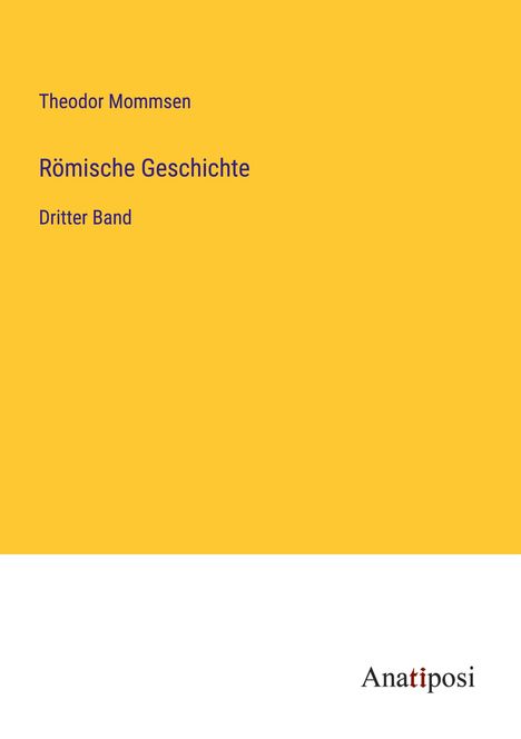 Theodor Mommsen: Römische Geschichte, Buch