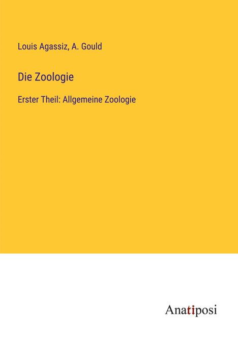 Louis Agassiz: Die Zoologie, Buch