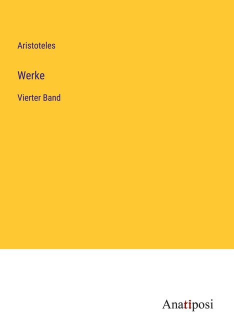 Aristoteles: Werke, Buch