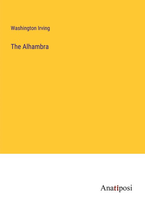 Washington Irving: The Alhambra, Buch