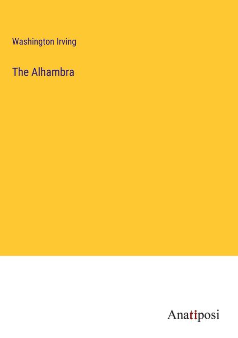 Washington Irving: The Alhambra, Buch