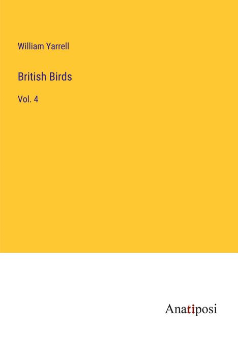 William Yarrell: British Birds, Buch
