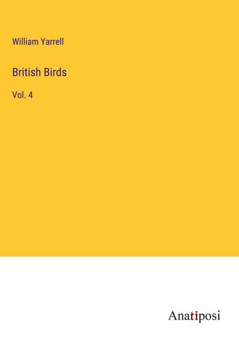 William Yarrell: British Birds, Buch