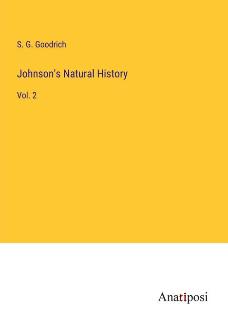 S. G. Goodrich: Johnson's Natural History, Buch