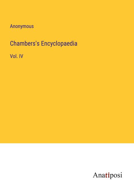 Anonymous: Chambers's Encyclopaedia, Buch