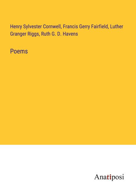Henry Sylvester Cornwell: Poems, Buch