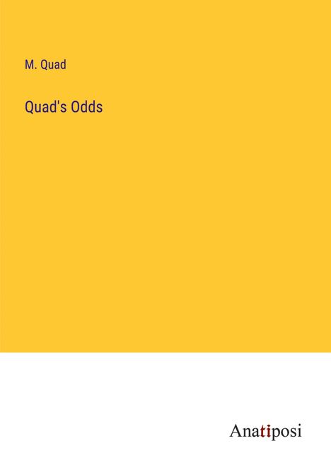 M. Quad: Quad's Odds, Buch