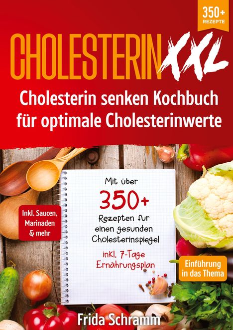 Frida Schramm: Cholesterin XXL - Cholesterin senken Kochbuch für optimale Cholesterinwerte, Buch