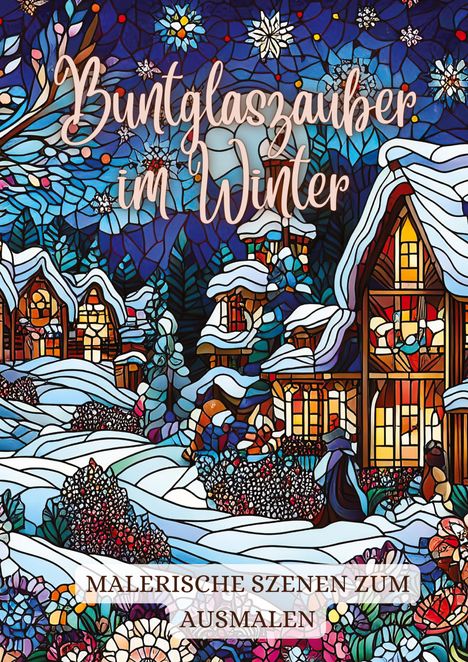Diana Kluge: Buntglaszauber im Winter, Buch