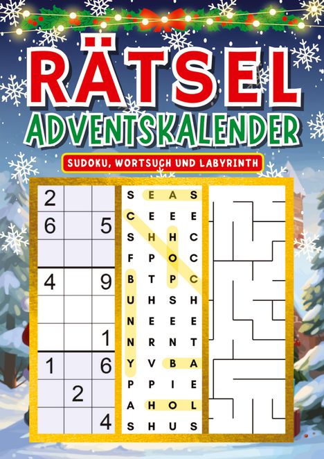 Isamrätsel Verlag: Rätsel Adventskalender 2023, Buch