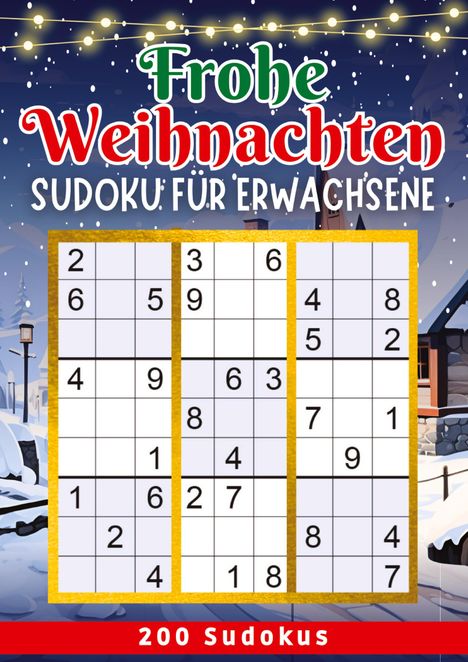 Isamrätsel Verlag: Frohe Weihnachten - Sudoku Rätselbuch, Buch