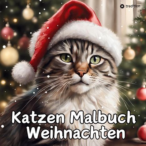 Kenya Kooper: Katzen Malbuch Weihnachten Weihnachtskatzen Magische Katzen zum Ausmalen für Katzenliebhaber 40 süße Katzen am Kamin Weihnachtsbaum Blockhaus Geschenk Wichtelgeschenk Geschenkidee unter 15 Euro, Buch