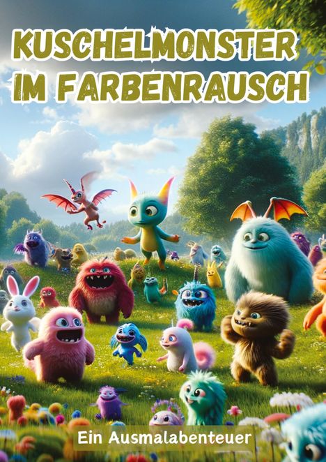 Maxi Pinselzauber: Kuschelmonster im Farbenrausch, Buch