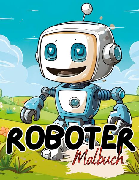 Lucy´s Tier Malbücher: Malbuch Roboter, Buch