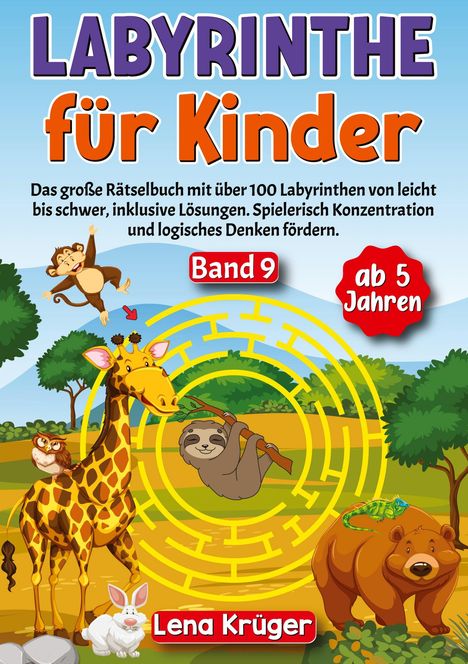 Lena Krüger: Labyrinthe für Kinder ab 5 Jahren - Band 9, Buch