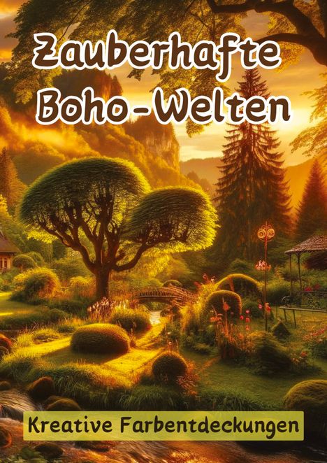 Maxi Pinselzauber: Zauberhafte Boho-Welten, Buch