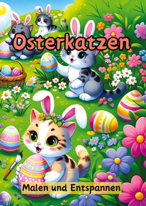 Maxi Pinselzauber: Osterkatzen, Buch