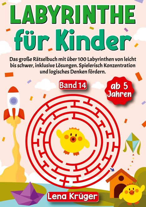 Lena Krüger: Labyrinthe für Kinder ab 5 Jahren - Band 14, Buch