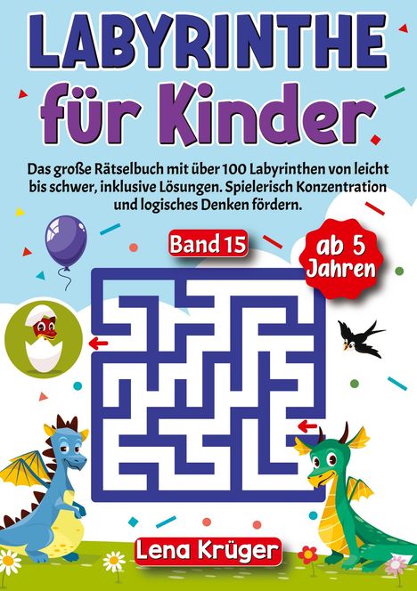Lena Krüger: Labyrinthe für Kinder ab 5 Jahren - Band 15, Buch