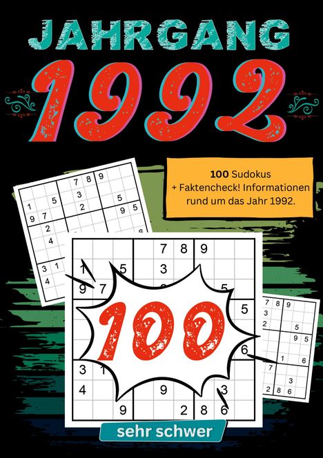 Sudoku Jahrbücher: 1992- Rätselspaß und Zeitreise, Buch