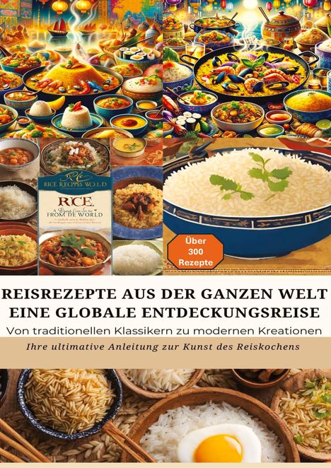 Bianca Leopold: REISREZEPTE AUS DER GANZEN WELT: Eine globale Entdeckungsreise: Meisterwerke der Reisküche: - Ultimativer Guide für Reisliebhaber mit traditionellen und innovativen Rezepten aus aller Welt, Buch