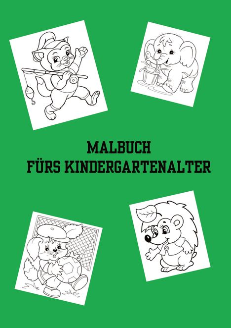 Willi Meinecke: Bilderbuch / Malbuch fürs Kindergartenalter, Buch