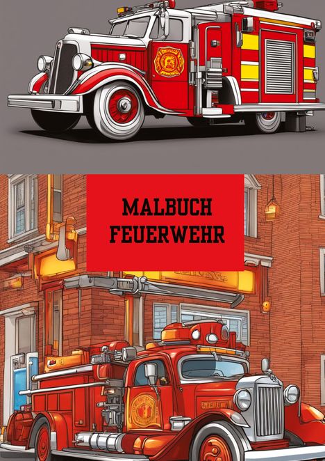 Willi Meinecke: Bilderbuch / Malbuch Feuerwehr, Buch