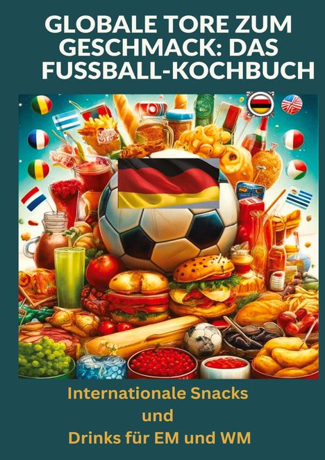 Ade Anton: Globale Tore zum Geschmack: Das Fußball-Kochbuch: Fußballfest der Aromen: Internationale Snacks &amp; Getränke für EM und WM ¿ Ein kulinarisches Reisebuch, Buch