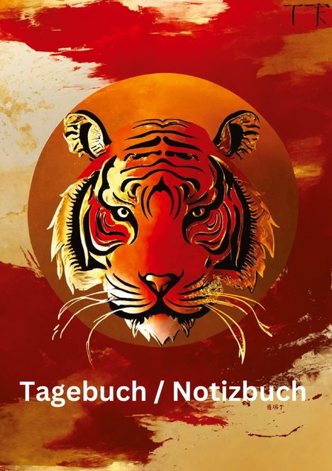 Willi Meinecke: Tagebuch / Notizbuch Chinesisches Tierkreis Tiger, Buch