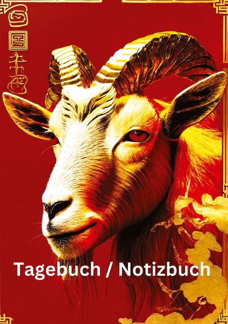 Willi Meinecke: Tagebuch / Notizbuch Chinesische Tierkreis Ziege, Buch