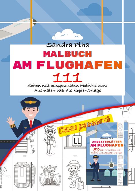 Sandra Plha: KitaFix Malbuch Am Flughafen, Buch