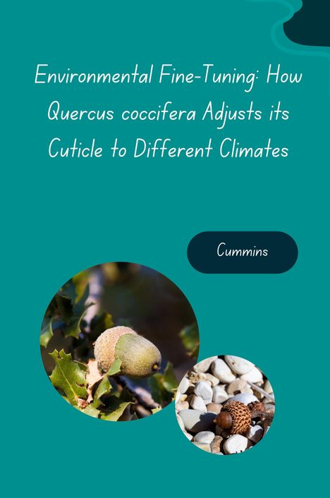 Cummins: Environmental Fine-Tuning: How Quercus coccifera Adjusts its Cuticle to Different Climates, Buch