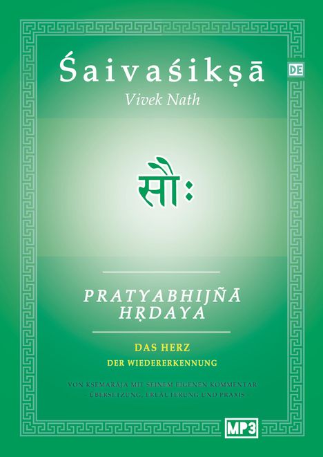 Vivek Nath: Pratyabhijna Hrdaya, Buch