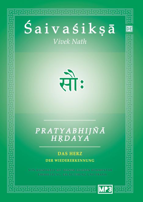 Vivek Nath: Pratyabhijna Hrdaya, Buch