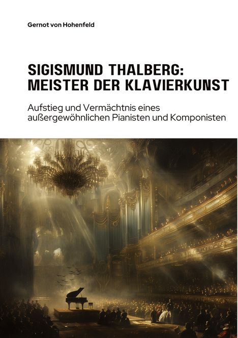 Gernot von Hohenfeld: Sigismund Thalberg: Meister der Klavierkunst, Buch