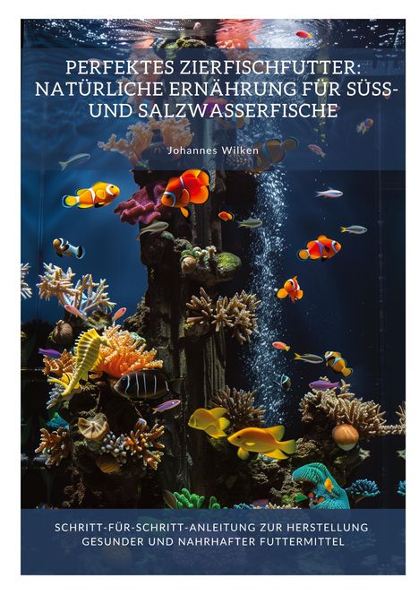 Johannes Wilken: Perfektes Zierfischfutter: Natürliche Ernährung für Süß- und Salzwasserfische, Buch