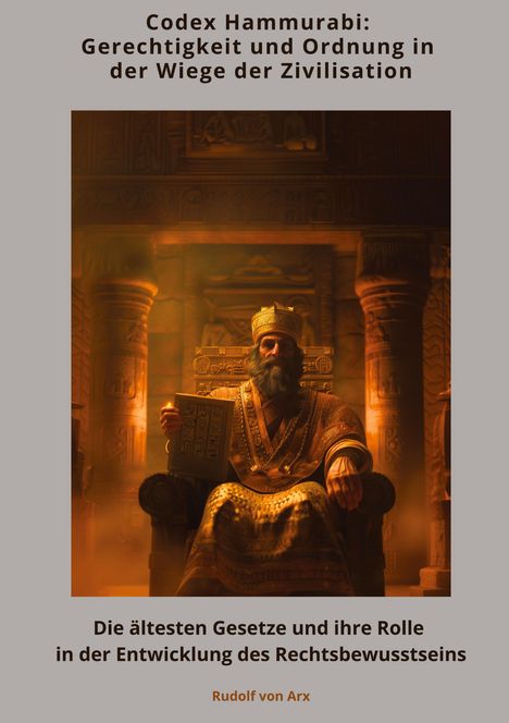 Rudolf von Arx: Codex Hammurabi: Gerechtigkeit und Ordnung in der Wiege der Zivilisation, Buch