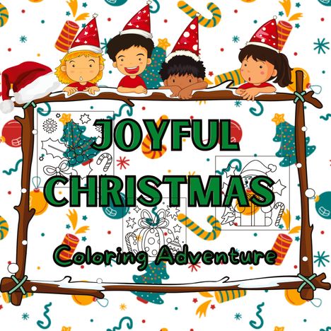 Joe Hammoud: Joyful Christmas Coloring Adventure, Buch