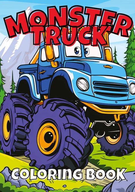 Joe Hammoud: Mega Monster Trucks Coloring Adventure, Buch