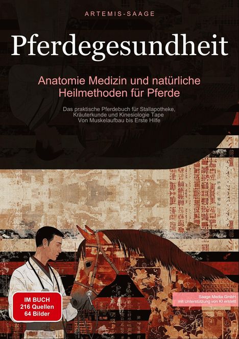 Artemis Saage: Pferdegesundheit: Anatomie, Medizin und natürliche Heilmethoden für Pferde, Buch