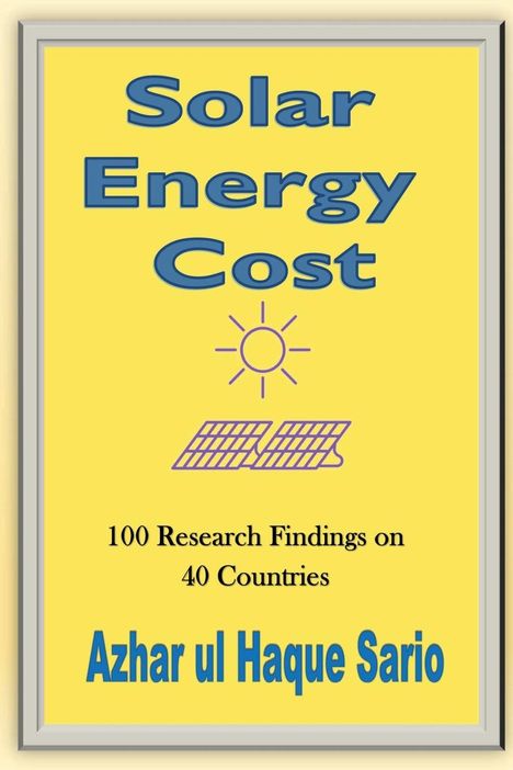 Azhar Ul Haque Sario: Solar Energy Cost, Buch