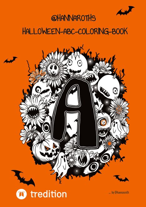 Hanna Roth: @hannaroths Halloween-ABC-Coloring-Book, Buch