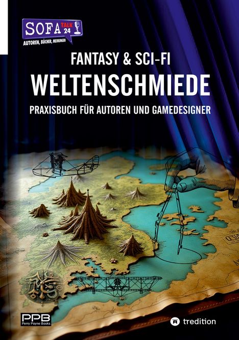 Perry Payne: Fantasy &amp; Sci-Fi - Weltenschmiede, Schreibratgeber, Praxisbuch für Autoren aus dem Hause "SofaTalk24", Buch