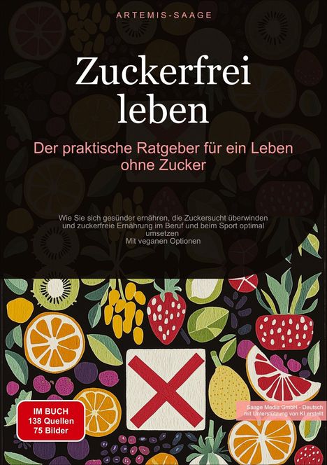 Artemis Saage: Zuckerfrei leben: Der praktische Ratgeber für ein Leben ohne Zucker, Buch