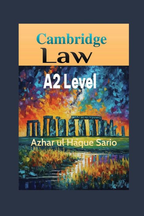 Azhar Ul Haque Sario: Cambridge Law A2 Level, Buch