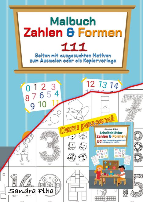 Sandra Plha: KitaFix Malbuch Zahlen &amp; Formen, Buch