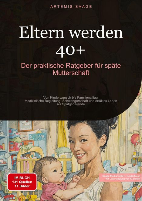 Artemis Saage - Deutschland: Eltern werden 40+: Der praktische Ratgeber für späte Mutterschaft, Buch