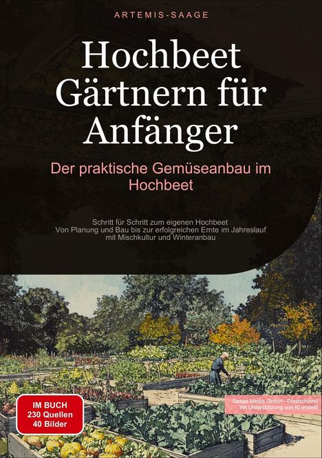 Artemis Saage - Deutschland: Hochbeet Gärtnern für Anfänger: Der praktische Gemüseanbau im Hochbeet, Buch